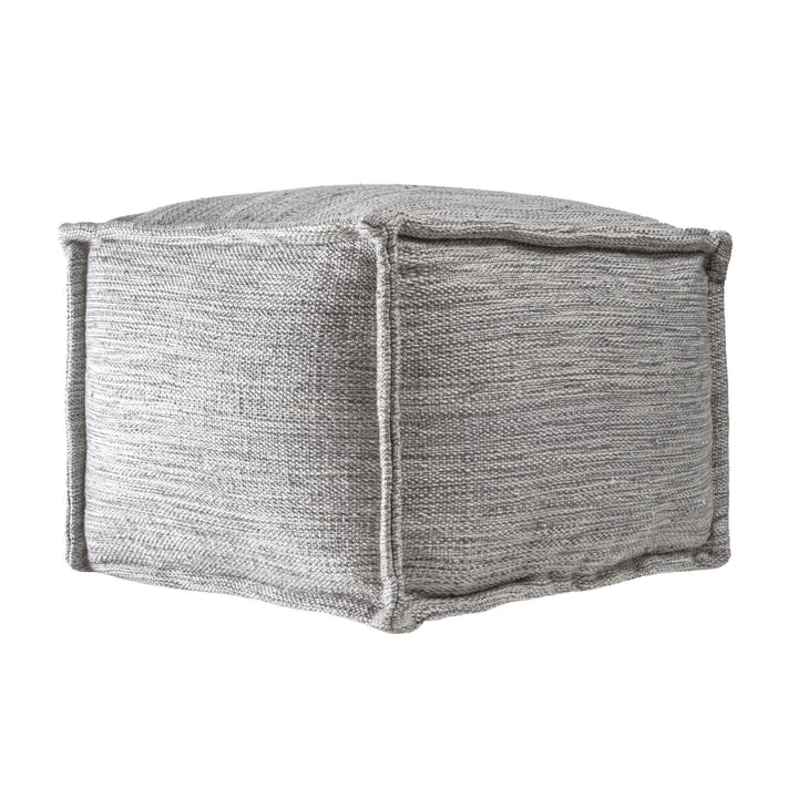 Sofia Casual Solid Indoor/Outdoor Ottoman Pouf